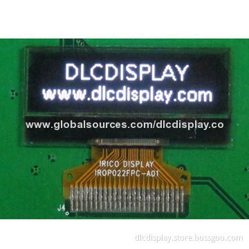 1.3-inch Passive Matrix OLED LCD Module, Low Temperature Range LCD Panel, High Contrast